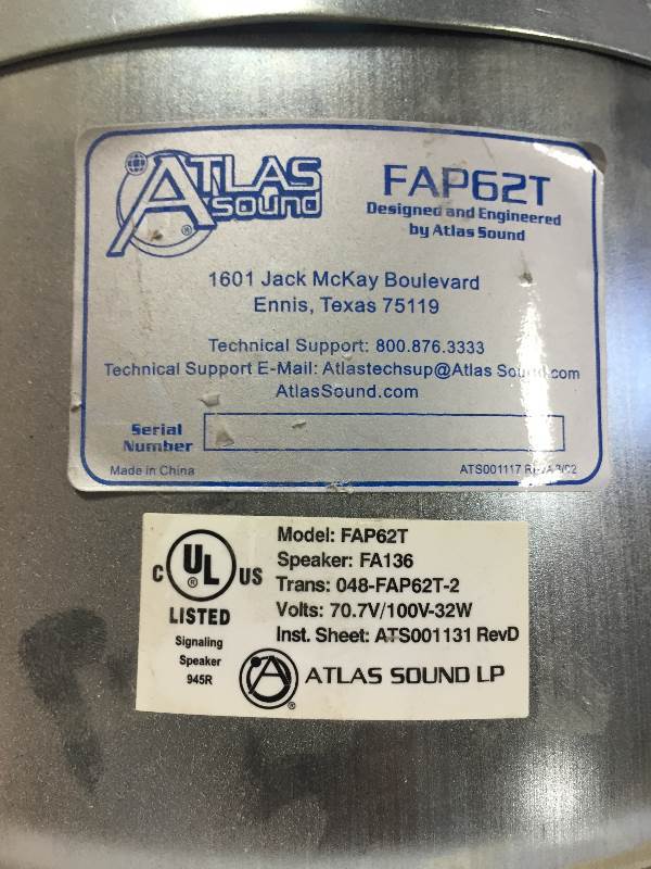 Atlas Sound Speaker