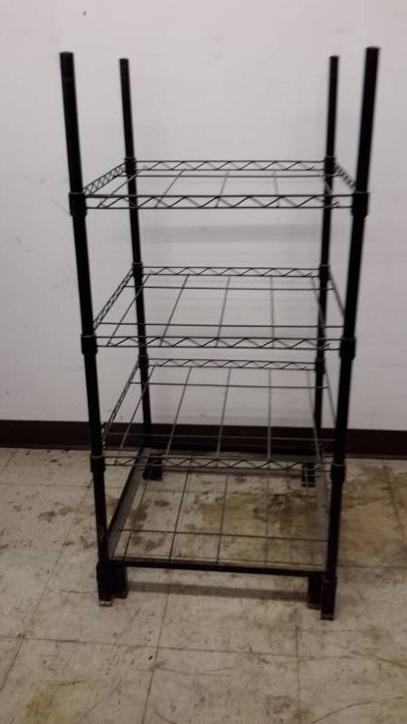 Metal shelving