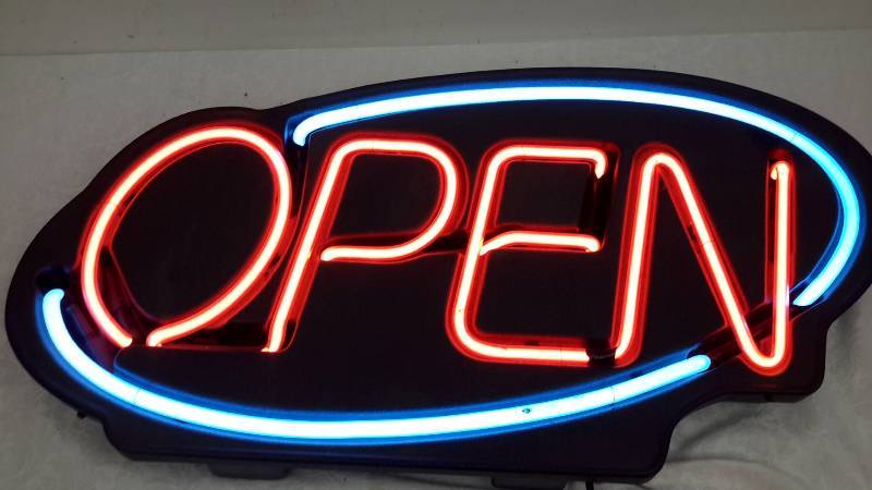 Neon Open sign