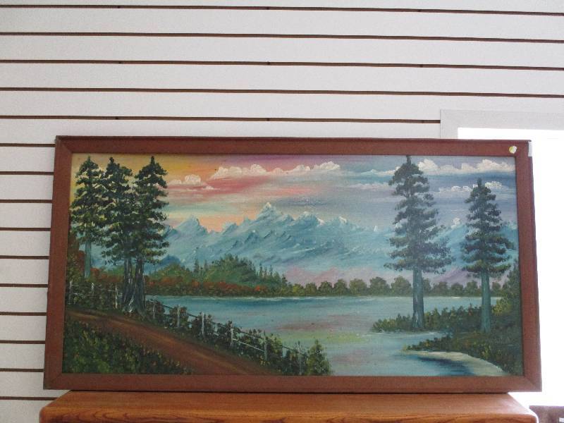 lot 23 image: Painting & Frame