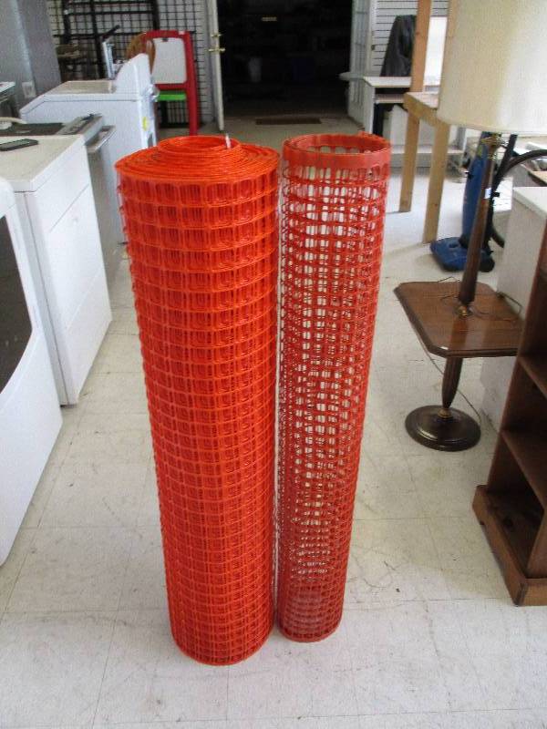 lot 30 image: Orange Safety Fence