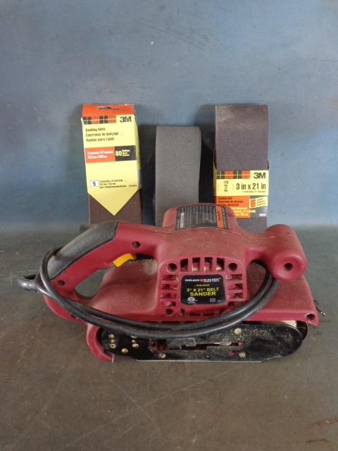 lot 113 image: Chicago Electric Belt Sander