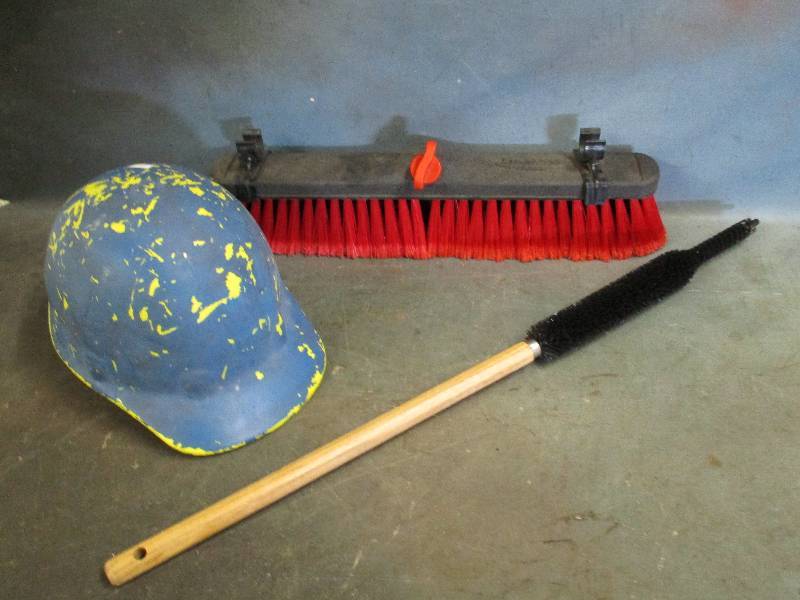lot 145 image: Brushes & Hard Hat