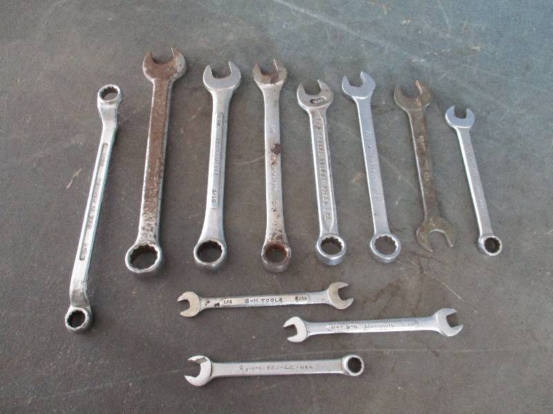 lot 92 image: Open, Closed & Combination Wrenches