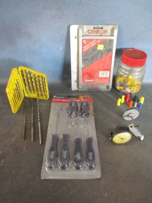 lot 94 image: Screw Driver Set, Wood Drill Set & More