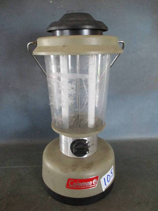 lot 105 image: Fluorescent Coleman Lantern