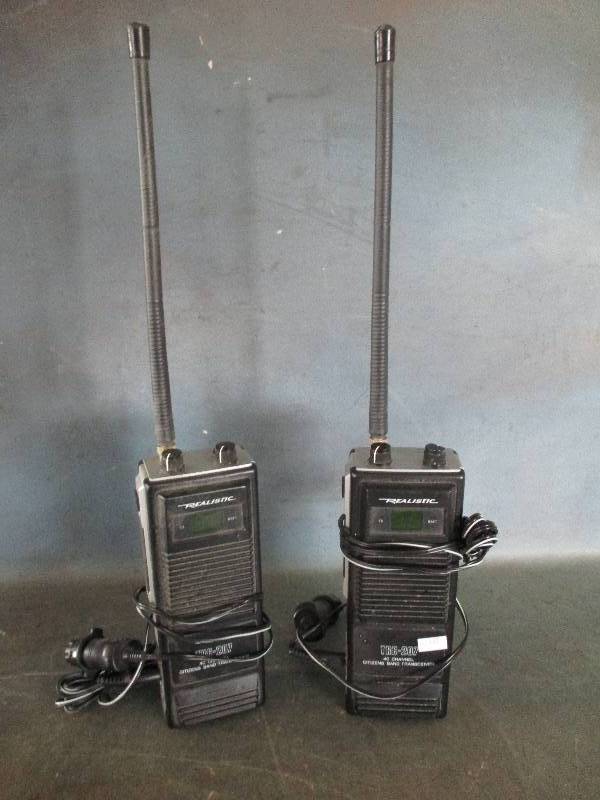 lot 111 image: 2 realistic Citizen Band Transceivers