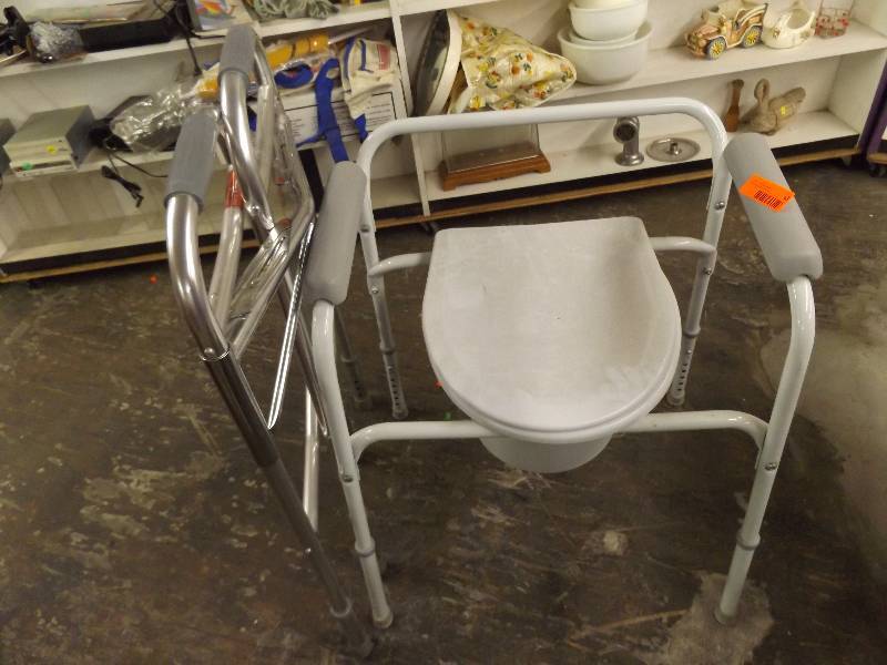 lot 67 image: Portable Commode, Walker