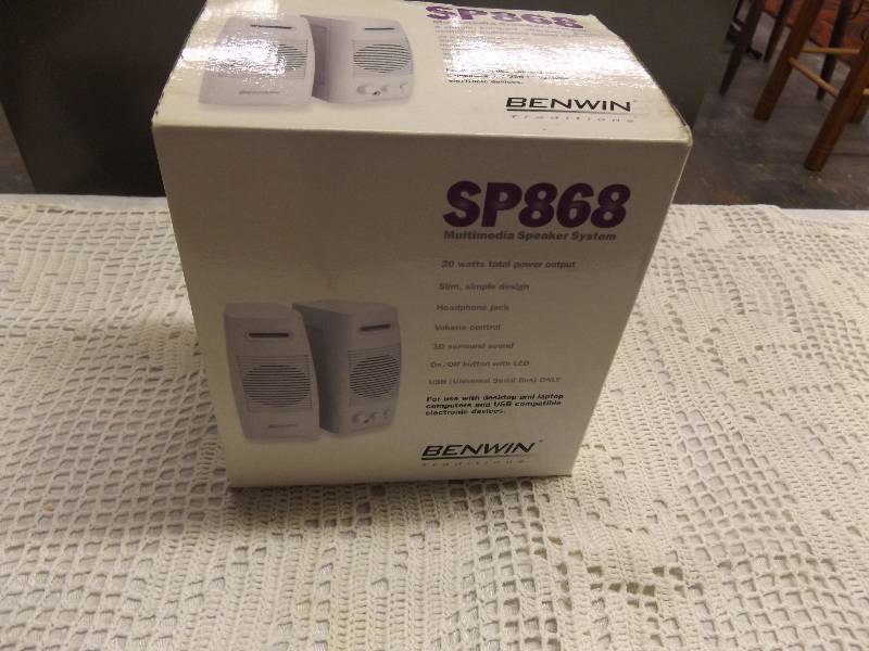 lot 119 image: New In Box Speakers
