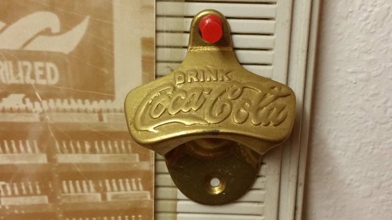 lot 7 image: Vintage Brass () Coca-Cola Bottle Opener