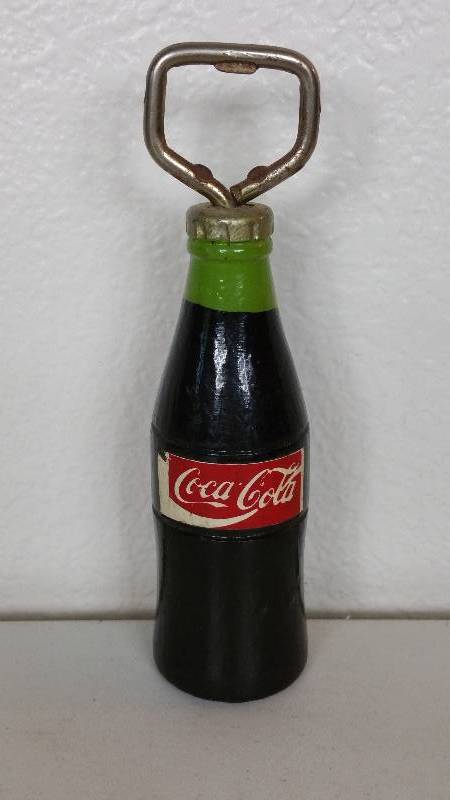 lot 10 image: Vintage Wooden and Metal Coca-Cola Bottle Opener