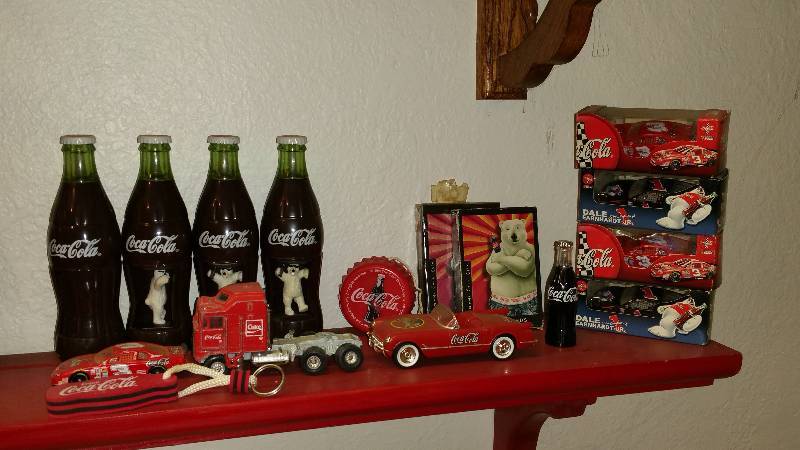 lot 41 image: Coca-Cola Nascar Cars, Semi, Etc.