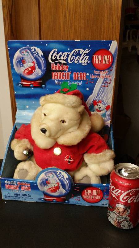 lot 51 image: Coca-Cola Dancing Bear New In Package