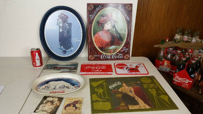 lot 74 image: Victorian Coca-Cola Themed Pieces, More