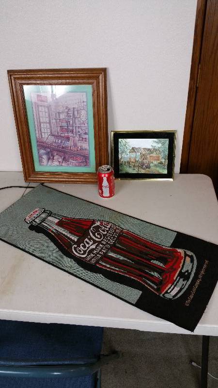 lot 80 image: Coca-Cola Wall Art