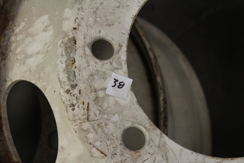 lot 38 image: Pair of Truck Wheels
