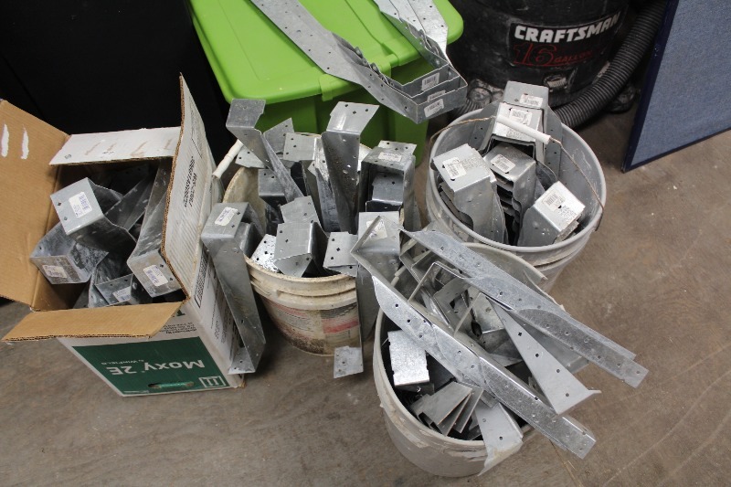 lot 107 image: Joist Holders - MANY