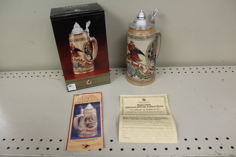 lot 111 image: Vintage Anheuser Busch Beer Stein