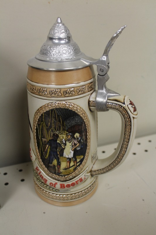 lot 113 image: Vintage Anheuser Busch Beer Stein