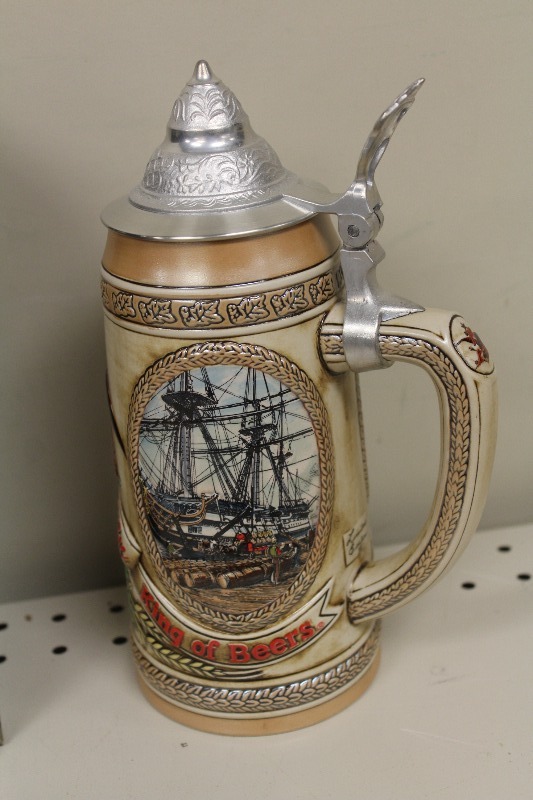 lot 115 image: Vintage Anheuser Busch Beer Stein