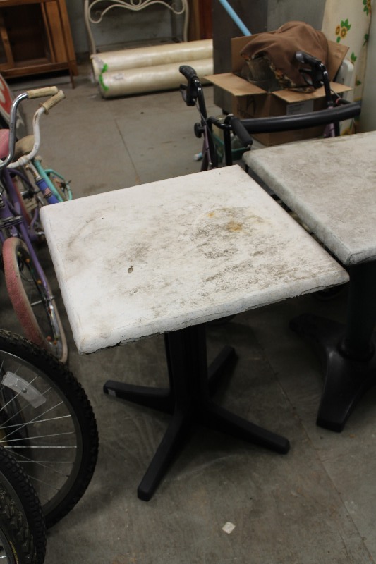 lot 127 image: 3 Small, Wobbly Tables