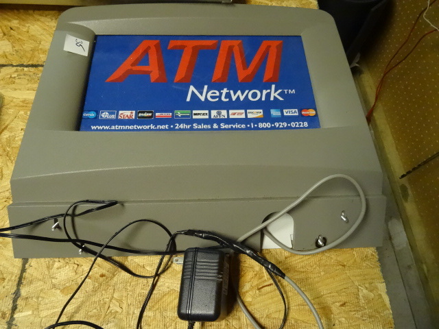 lot 35 image: ATM Network Sign with LED lights, Rigged to run on house electric