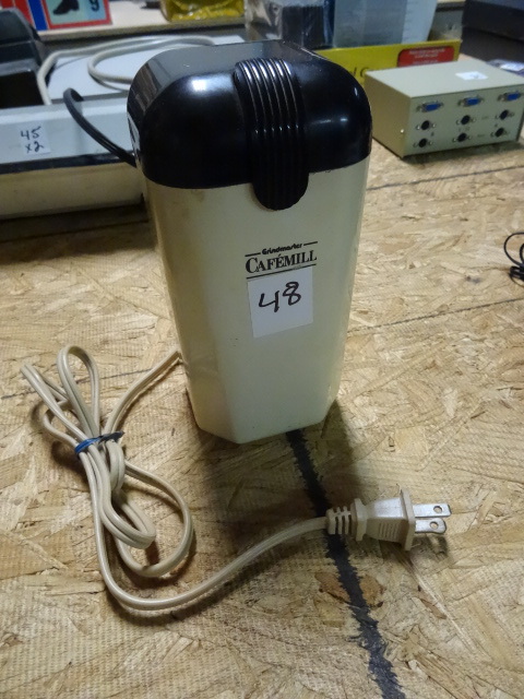 lot 48 image: Grindmaster Coffee Grinder Model H10 (works)