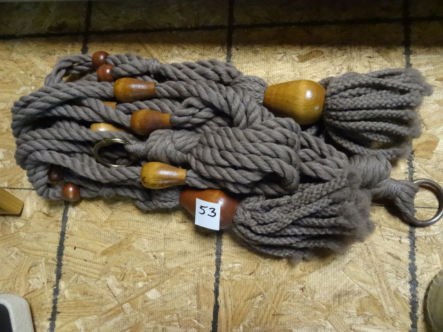 lot 53 image: 2 Vintage Macrame Hanger for Plants, etc