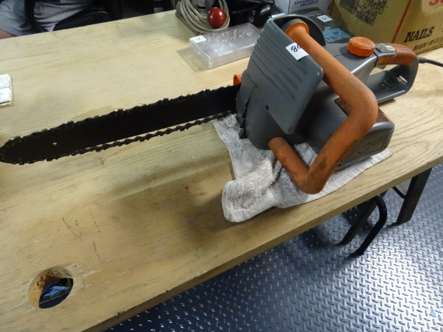 lot 86 image: Remington 3.5 Electric Chainsaw Model number 107625-02 broken gear Parts available here. httppartsfor.com107625-02-remington.html