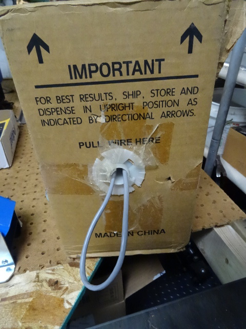 lot 101 image: Partial Box of cat5 cable