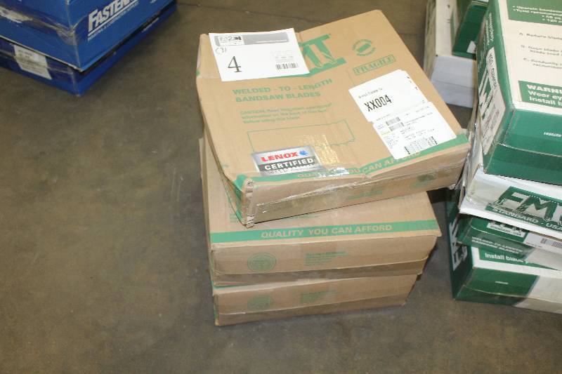 lot 4 image: Lot of (3) Boxes of Band Saw Blades, New In Box