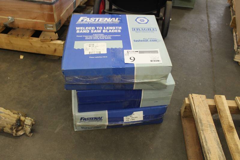 lot 9 image: Lot of (3) Boxes of Band Saw Blades, New In Box