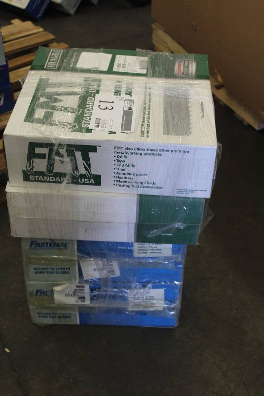 lot 13 image: Lot of (4) Boxes of Band Saw Blades, New In Box