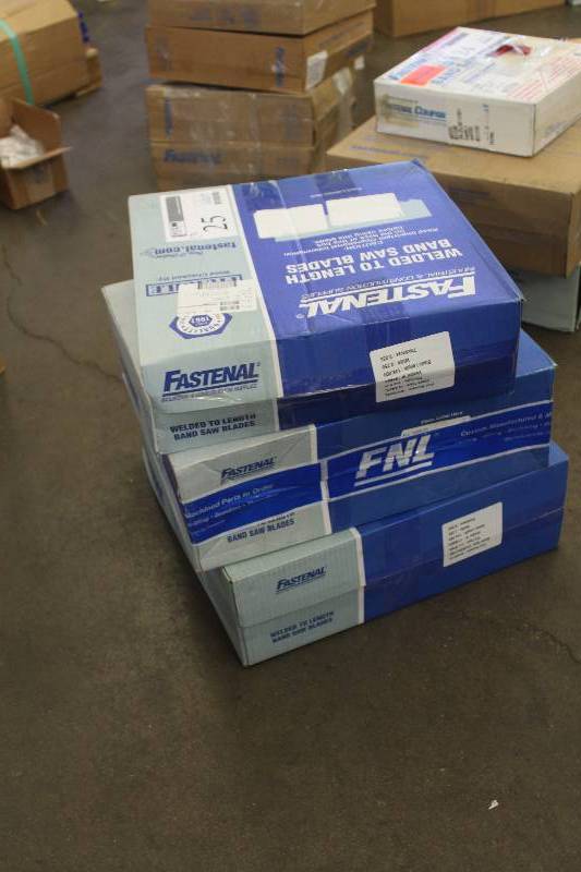 lot 25 image: Lot of (3) Boxes of Band Saw Blades, New In Box