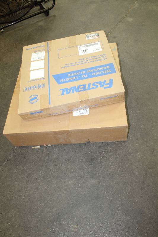 lot 28 image: Lot of (2) Boxes of Band Saw Blades, New In Box