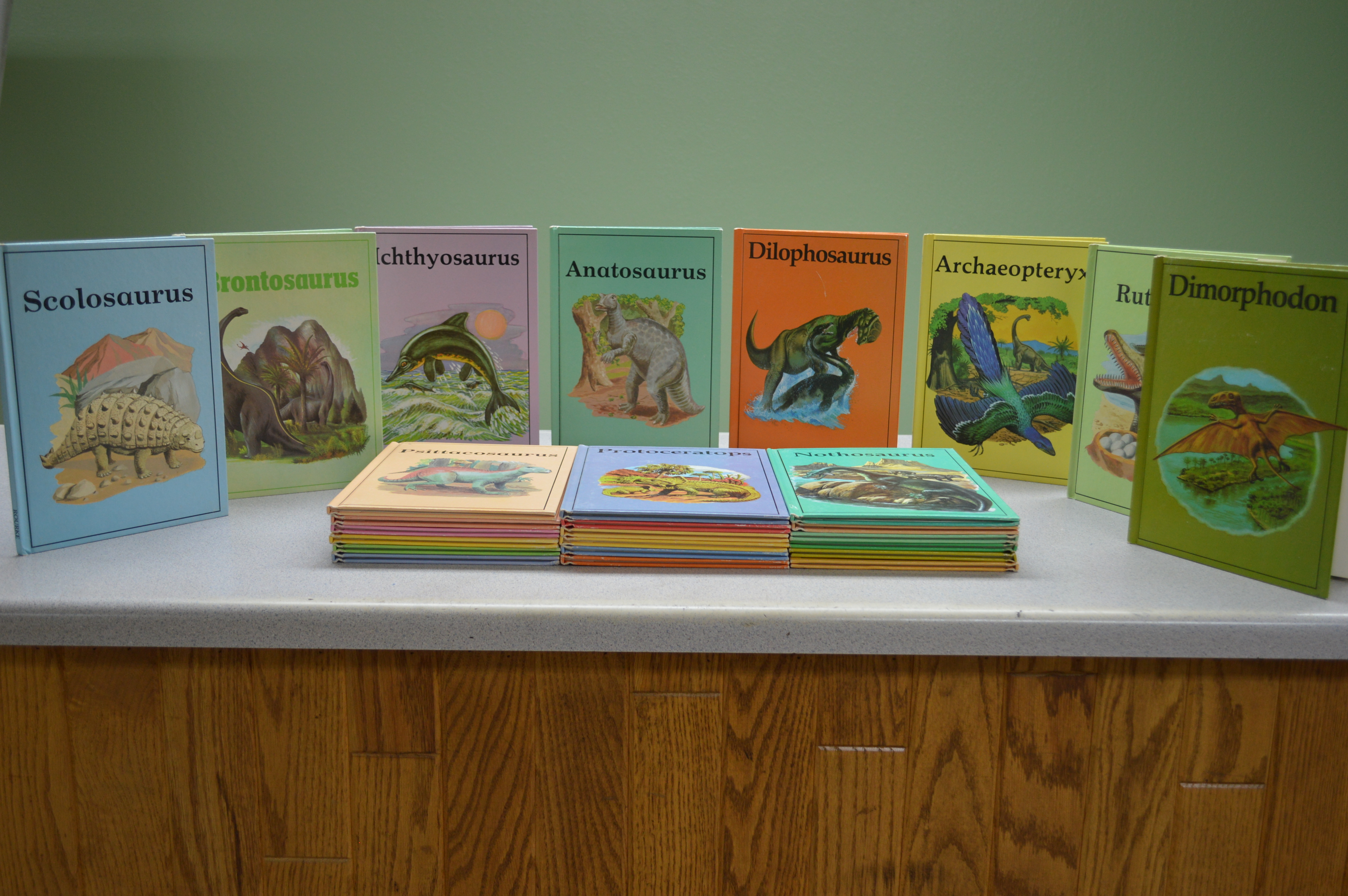 lot 32 image: 26-Children dinosaur books