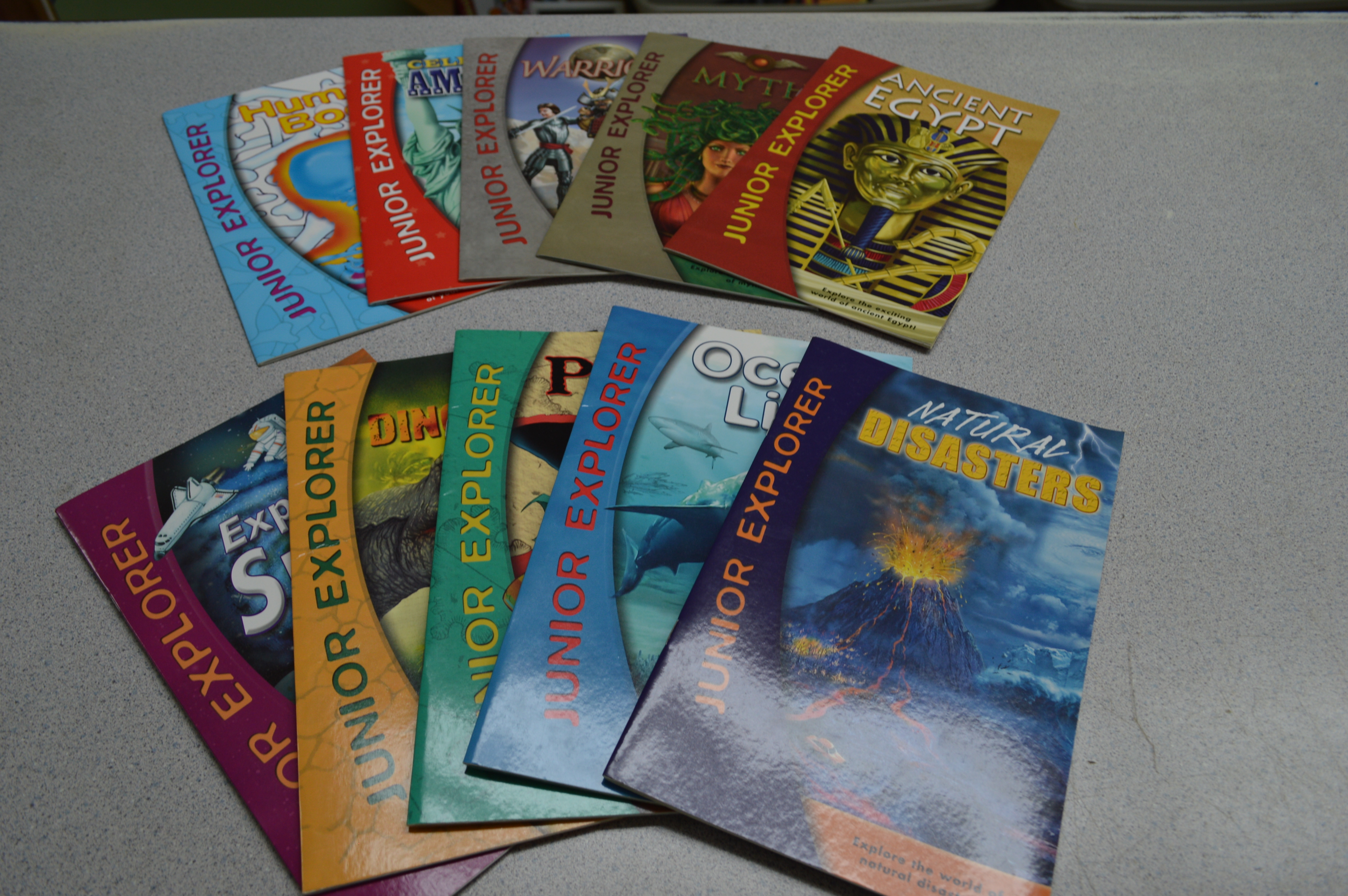 lot 45 image: 10-Junior Explorer books from Book-Studio