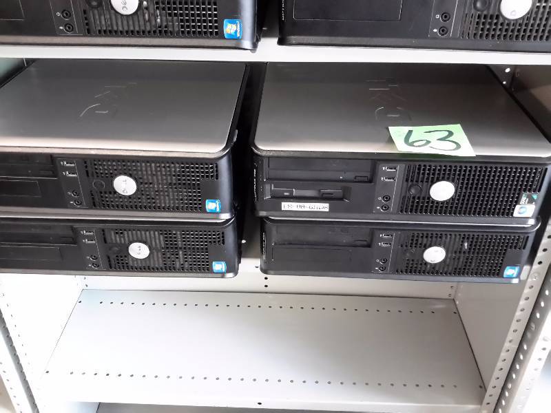 lot 63 image: 3,DELL  OPtiplex 580  1, OPTIPLEX 740