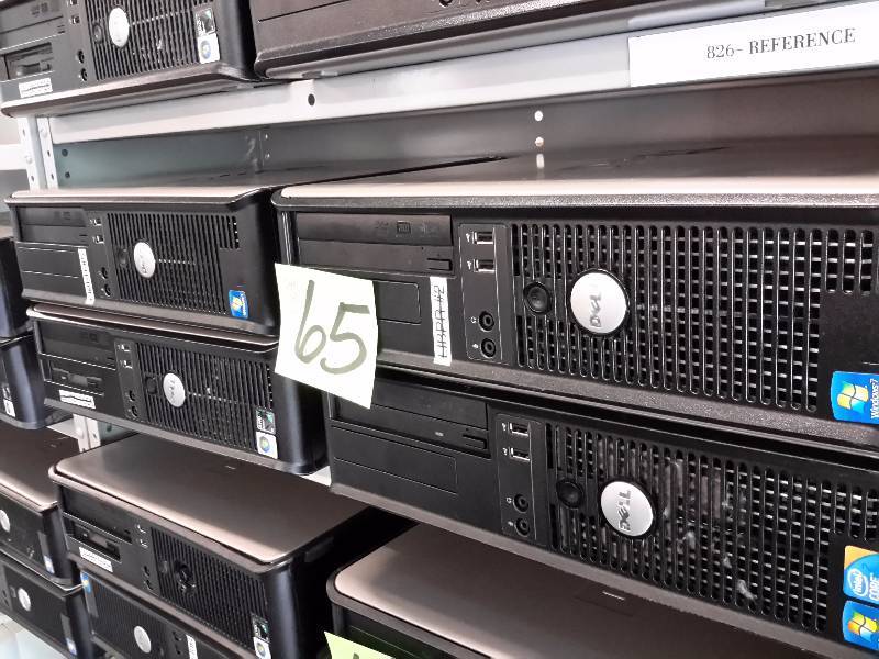 lot 65 image: 2, Dell Optiplex 580, 1 optiplex 740, 1 OPTIPLEX 780