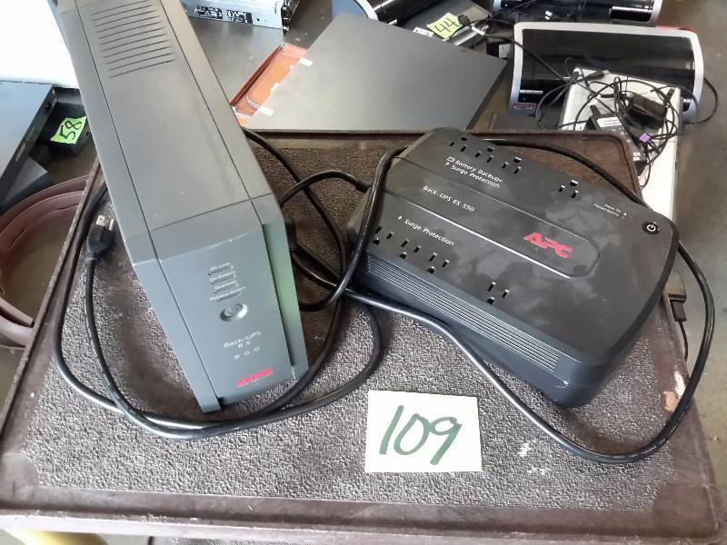 lot 109 image: 2 APC Battery Backups� Untested