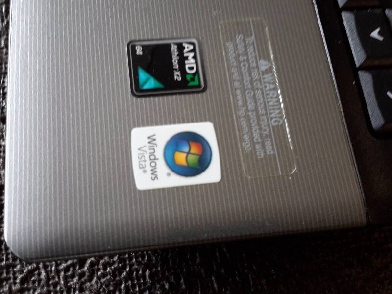 lot 120 image: HP Compaq 6735b Laptop 2GHz AMD Dual Core RM-70, 2GB DDR2 RAM, 120GB HDD