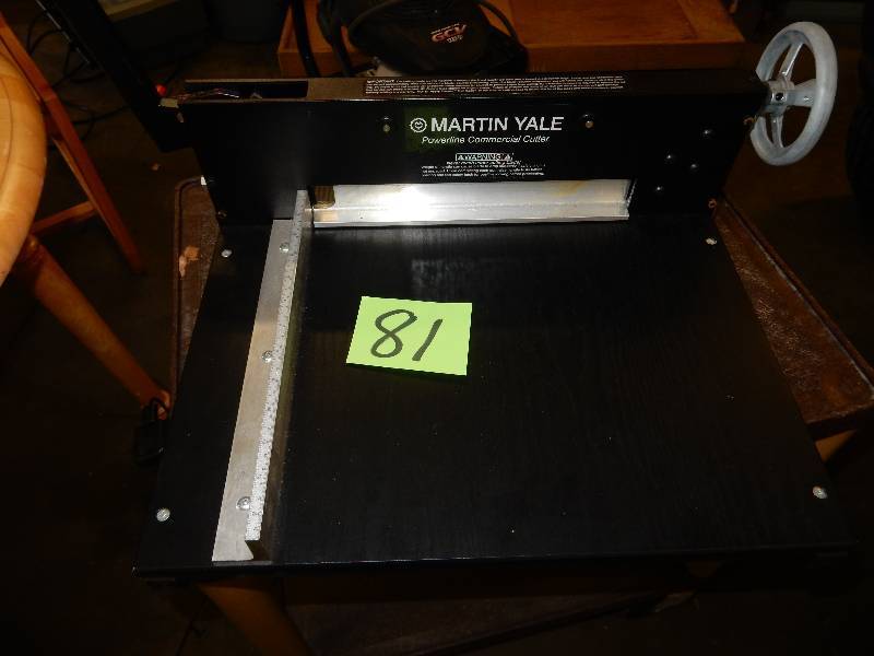 lot 81 image: Martin Yale, Powerline Commercial Cutter