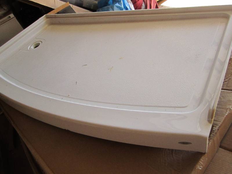 American Standard shower base, crac...
