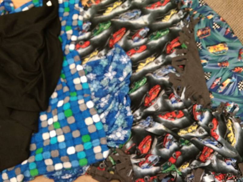 lot 77 image: Nascar Fleece Blankets