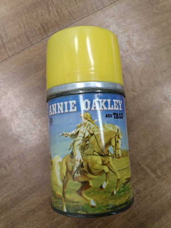 lot 97 image: Vintage Annie Oakley Thermos