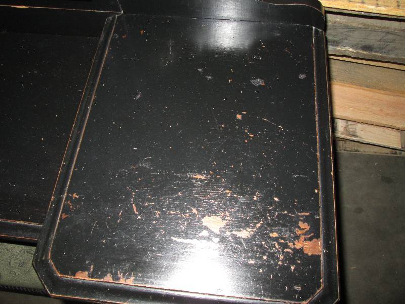 Antique Makeup Vanity with Stool