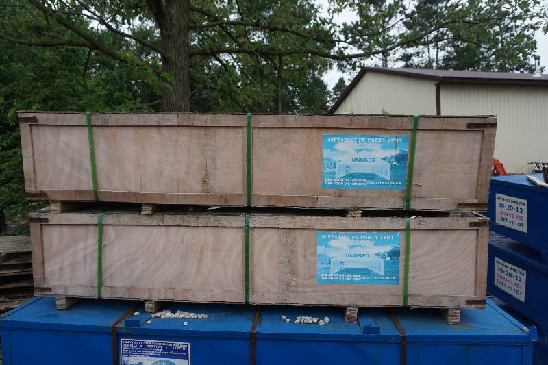 lot 4 image: Delta Canopies 40 x 20 PE Party Tent