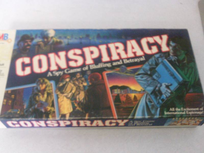 lot 111 image: Conspiracy Theory vintage board game 82 by Milton Bradley