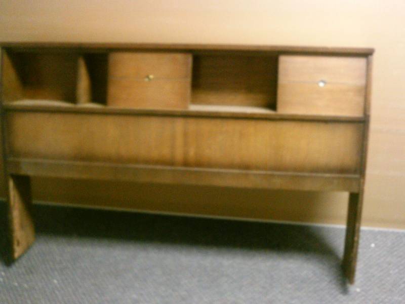 lot 121 image: Bookcase Headboard - Vintage