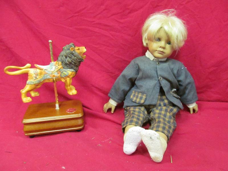 Porcelain DollLion Carousel